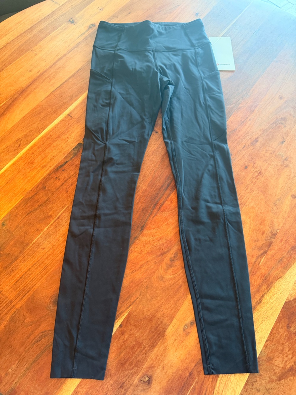 lululemon athletica Black Fast and Free High-Rise Performance Leggings 28” - Picture 4 of 8